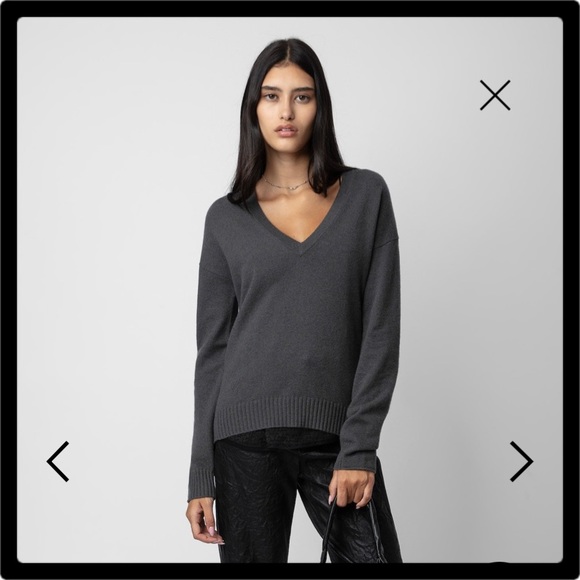 Zadig & Voltaire Wool & Cashmere Sweater Large - Picture 3 of 14